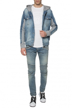 Jeans with ribbed inserts, zdjęcie 2 Jeans with ribbed inserts od Balmain